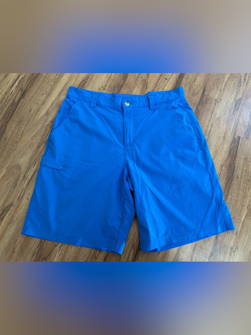 Columbia PFG Omnishield Cobalt Blue Active Fishing Shorts Mens 34